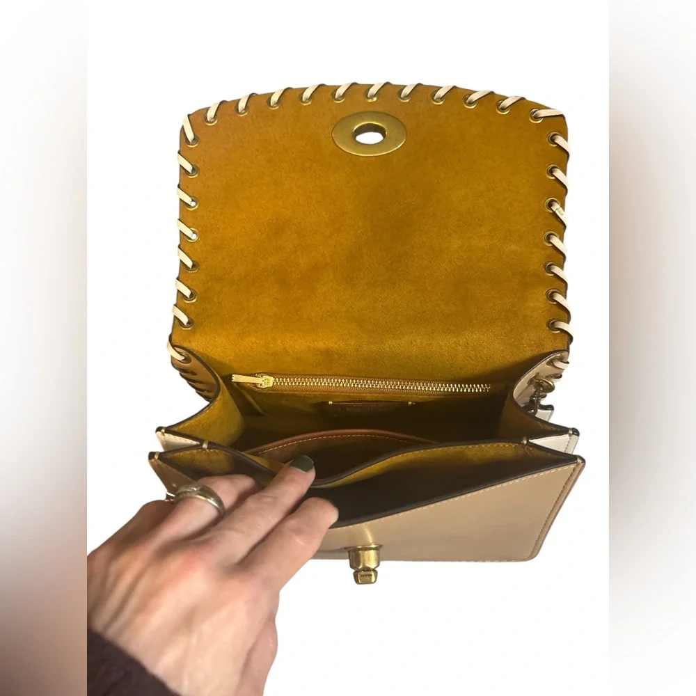 Coach Parker Restored Top Handle Whipstitch - Picture 7 of 9